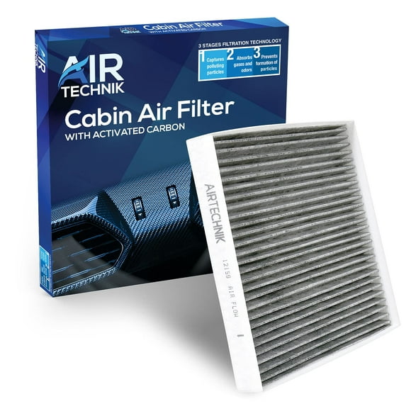 AirTechnik CF12159 Filtre à Air d'Intérieur avec Charbon Activé Convient aux Hyundai Sonata Hybride 2016-2019, Nexo 2019-2023, Kia Optima 2016-2020, Cadenza 2017-2019, Telluride 2020-2021, Carnival 2022-97133-C1010