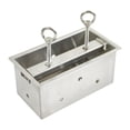 thumbnail image 3 of DimyFew Meat Forming Maker Multifunctional Stainless Steel Meats Press Tool Rectangle Beef Brick Kitchen Cooking Tool Efficient Pressing Suitable for personal use professional 20cmx10cmx10cm, 3 of 8