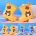 thumbnail image 6 of Generic Kids Rain Boots Toddler Rain Shoes New Cartoon Print Unisex Comfortable Fashion Children's Rain Boot Waterproof Boots for Boys and Girls(4.5-5 Years,Blue), 6 of 7