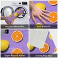 thumbnail image 4 of Bingfone Yellow Lemon And Orange Door Mat 16"X24" Front Entrance Non-Slip Low Profile Washable For Entryway, 4 of 9