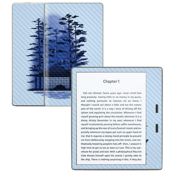 MightySkins Peau en Fibre de Carbone pour Amazon Kindle Oasis 7 Pouces (9e Gén.) - Pause Café / Protectrice, Fini Texturé en Fibre de Carbone Durable / Facile à Appliquer, à Retirer et à Changer de Styles / Fabriqué aux É.-U.