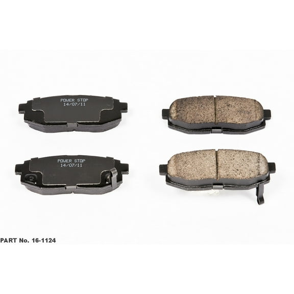 Power Stop Rear Z16 Evolution Ceramic Brake Pads 16-1124 Fits 2015 Subaru Forester