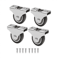 thumbnail image 2 of 8 Pcs Mini Casters Furniture Casters Small 25mm Fixed Casters Directional Movable Casters Movable Casters for Furniture, 2 of 2