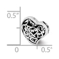 thumbnail image 3 of FB Jewels Sterling Silver Reflections Cutout Hearts Bead, 3 of 3