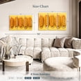 thumbnail image 4 of Elephant Stock Hot Dogs Wall Art - Horizontal Multi Panel Canvas - Cafe & Restaurant Wall Decor - Food And Drink Multi Panel - Orange And Yellow Decor - 45" x 28", 4 of 8