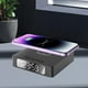 thumbnail image 1 of Reloj multifuncional inalámbrico con carga inductiva y alarma, 15W, Apto para IOS y Android, Negro, 1 of 8