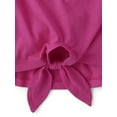 thumbnail image 3 of The Children's Place Girls Short Sleeve Tie-Front Top, Sizes XS-XXL, 3 of 3