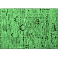 thumbnail image 1 of Ahgly Company Indoor Rectangle Abstract Emerald Green Modern Area Rugs, 2' x 5', 1 of 4