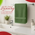 thumbnail image 2 of RIVERSIDE Hand Towel 6 Pack 16x28 Soft And Quick Dry Cotton Towels for Home Gym & Spa - Sage, 2 of 7