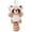 B-#050, variant on Red Panda Plush Keychain,Kawaii Cat Keychain with Fluffy Pom Pom Mini Stuffed Keychain Cute Red Panda Keyrings Backpack Charm Bag Charms for Handbag, Purse Decor(B)
