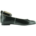 thumbnail image 2 of Donald Pliner Jrs 55-Audrey Girls Designer Dress Ankle Strap Flats Shoes, 2 of 4