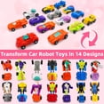 thumbnail image 4 of Regalos de San Valentín para niños Transform Car Robot Toys x28, 4 of 9