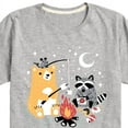 thumbnail image 3 of Instant Message - Animal Friendly Campfire - Toddler & Youth Short Sleeve Graphic T-Shirt, 3 of 6