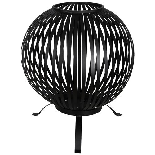 Stripes Laser Cut Fire Ball 23", Wood-Burning (FF400)