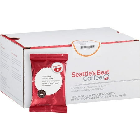 (Best By 19/08/2023)Seattle's Best Coffee Level 2 Pier 70 Blend Ground Coffee (B001W9UFYO)