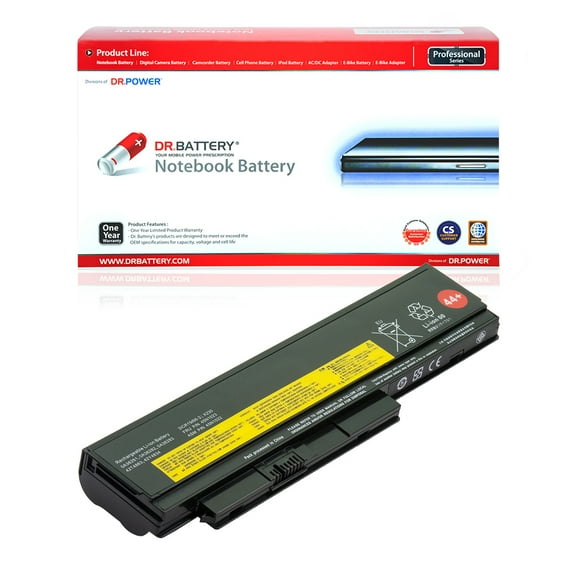 DR. BATTERY - Replacement for Lenovo ThinkPad X230 / X230 2306 / X230 2320 / X230 2322 / X230 2324 / X230 2325 / 42Y4834 / 42Y4864 / 45N1022 / 45N1023 / ASM 42T4862 / ASM 42T4904 / FRU 42T4861
