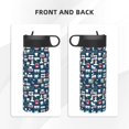 thumbnail image 3 of Sikiie Dental Seamless Print 18OZ Insulated Straw Cup, Portable Leak-proof Sports Water Bottle, Stainless Steel Water Cup Suitable for Home and Outdoor, 3 of 8