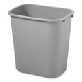 thumbnail image 3 of Deskside Plastic Wastebasket Rectangular, 7 gal, Gray, 3 of 3
