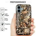 thumbnail image 3 of CoverON Design For Apple iPhone 16 Plus / iPhone 16+ Phone Case, Flexible Rubber Slim TPU Cover, Fall Camouflage, 3 of 8