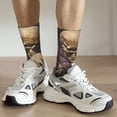 thumbnail image 6 of KLL Eerie Skull Holding Another Print Cool Socks Men's Women's Crew Socks Funny Crazy Novelty Stockings, 6 of 6