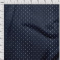 thumbnail image 3 of oneOone Georgette Viscose Fabric Small Motif Ikat Printed Fabric 1 Yard 42 Inch Wide, 3 of 4