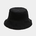thumbnail image 2 of Women's Bucket Hats Women Winter Spring Hat Solid Color Fashion Corduroy Warm Hat Fisherman Hat Sunscreen Warm Winter Outdoors Hat, Women's Accessories Bucket Hats M, 2 of 5