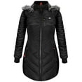 thumbnail image 2 of ActionHeat 5V Women's Heated Long Puffer Jacket W/ Hood M, 2 of 6