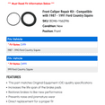 thumbnail image 2 of Front Caliper Repair Kit - Compatible with 1987 - 1991 Ford Country Squire - Carlson, 2 of 2