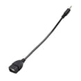thumbnail image 3 of Adaptador de cable auxiliar auxiliar de 3,5 mm A USB, conector auxiliar de audio macho de 3,5 mm cable de la sola, 3 of 7