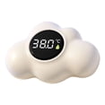 thumbnail image 2 of FENGGHAO Cloud Digital Floating Thermometer Baby Bath Temperature Gauge Silent Alert Waterproof Tub Thermometer for Newborns Yellow, 2 of 7