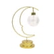 thumbnail image 2 of Iron Moon Night Light, Moon Lamp, Bedroom Living Room Lamp For Home Dcor, 2 of 5