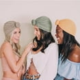 thumbnail image 6 of Boho Mom and Baby Headbands Pre-tied Knot Bonnet Caps Parent-child Headband Set Turban Hat Mommy and Me Headwraps Infants Headscarfs Toddler Hair Bands for Women and Kids, 6 of 10