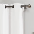 thumbnail image 3 of VCNY Home Celine White Solid Grommet Blackout Curtain Panel, 52" x 90", 3 of 5