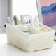 thumbnail image 5 of Cesta Organizadora De Baño, Organizador De Cottons, Swabs, Pads, Floss, Cosméticos, Pinceles, Bolígrafos, Diseño De 2 Niveles, Metal, Fácil De Limpiar, Para Dormitorio,Wsvlmg, 5 of 8