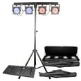 thumbnail image 1 of CHAUVET DJ 4BAR USB DMX LED Wash Light System w/Tripod, Travel Bags & Footswitch, 1 of 11
