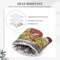 thumbnail image 5 of Kll Colored Large Mushrooms And Leaves Oven Gloves And Pot Holders Grill Gloves - Oven Gloves And Pot Holders, Non-Slip Cooking Gloves With Recycled Pads, 5 of 9