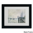 thumbnail image 2 of Trademark Fine Art "The Thames Below Westminster" Matted Framed Canvas Art by Claude Monet, 2 of 5