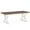 Brown, variant on Barara King Dining Table, Kitchen Dining Table,Wood Dining Table, Farmhouse 70.8" Kitchen Table for 6 People,Grey & White