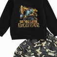thumbnail image 4 of Toddler Boys Clothes Fall Winter Outfit Sets,18 24 Months 1T 2T 3T 4T 5T Baby Boy Girl Long Sleeve Round Neck Car Pattern Elastic Camo Pants 2PCS Playwear Set,2-3 Years,Yellow, 4 of 4