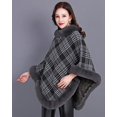 thumbnail image 2 of ZhangBaoLin Women Shawl Wrap Cardigan Poncho Cape Thick Sweater Coat Winter Wool Shawl, 2 of 6