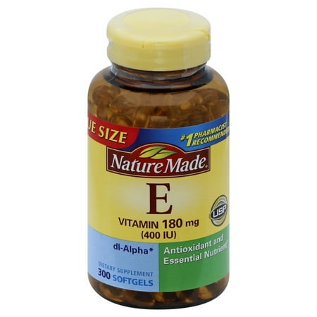 - Nature Made Vitamin E 400 I.U. (dl-Alpha) Mega Size