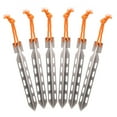thumbnail image 1 of 6pcs/10pcs V Shape Titanium Tent Pegs Windproof Outdoor Camping Tent Nail Stakes, 1 of 7