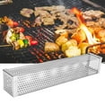 thumbnail image 4 of Tube de Fumée de Forme Carrée en Acier Inoxydable, Tube de Fumée pour Gril au Charbon, Tube de Fumée en Acier pour Barbecue au Charbon, Accessoire de Barbecue, 4 of 7