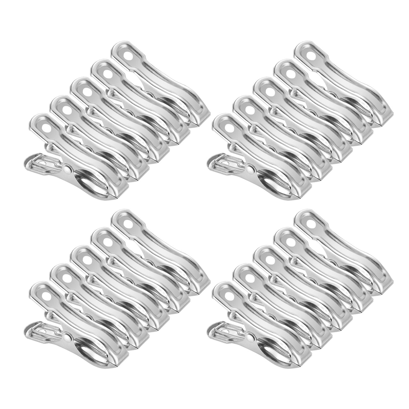 Greenhouse Clips with Strong Grip for Fixing Shade Cloth or Plant Cover on Garden Hoops Greenhouse Hoops Stainless Steel Greenhouse Clamps 55 Pcs Heavy Duty Garden Clips 