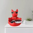 thumbnail image 4 of Statue Figurine Gathering Key Entryway Storage Box resin material art Sculpture Tray Organizer Home Sundries Bedside Nightstand Office Decorative rojo perfecl Estatua de resina, 4 of 8