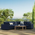 thumbnail image 2 of Commix 5-Piece Outdoor Patio Sectional Sofa, 2 of 3
