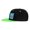 Green, variant on Customize Picture Children's Baseball Cap, Colorblock Flat-Brim Snapback Adjustable Hip-Hop Hat, Personalized Birthday Gift for Kids.