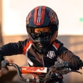 thumbnail image 2 of Casco ILM Youth Kids ATV Motocross B07 Rojo/Plateado (Youth-S), 2 of 7