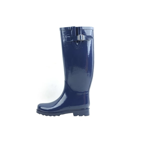 Starbay Women's Rubber Rain Boots, Navy