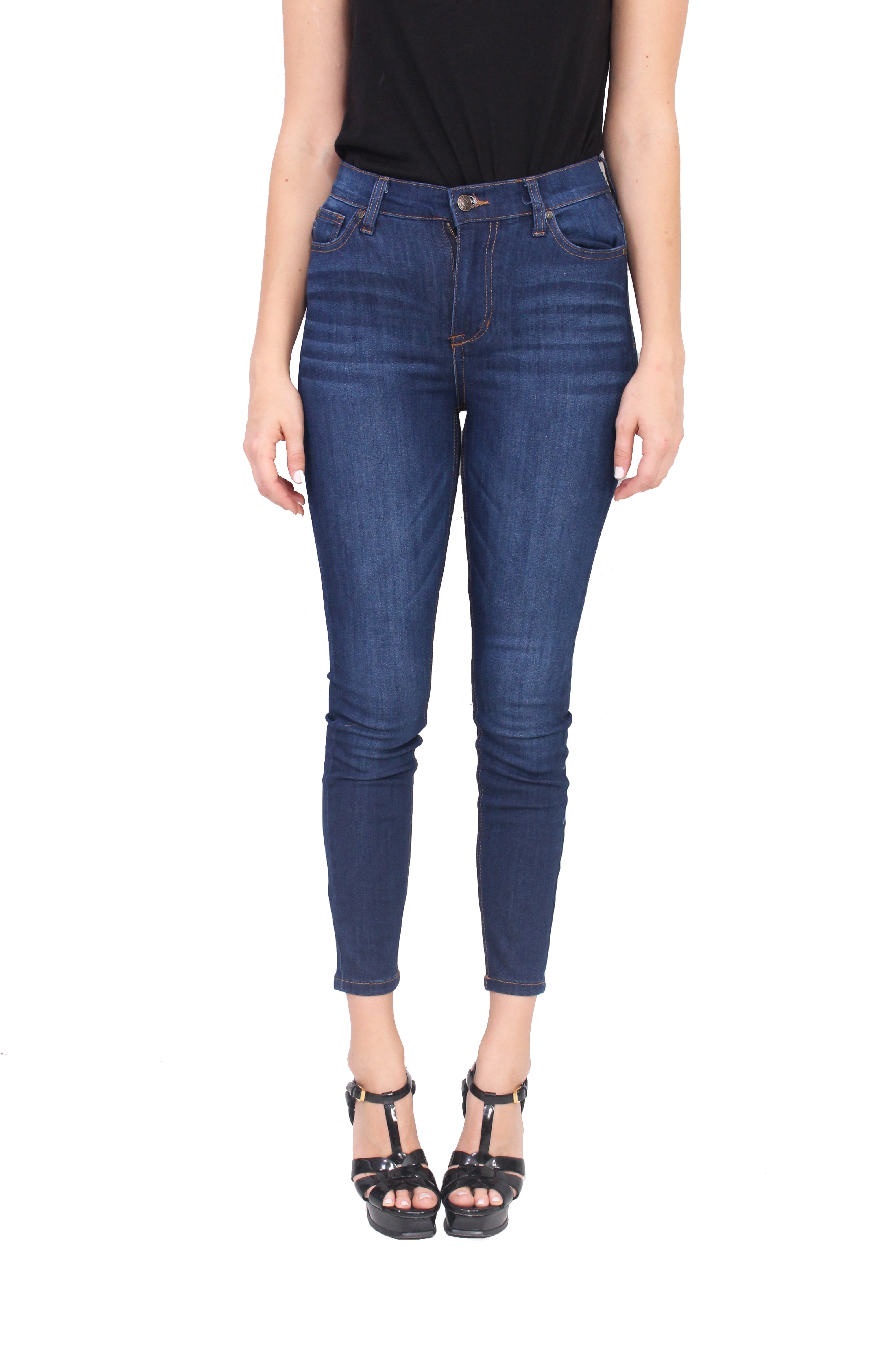 celebrity pink jeans high rise ankle skinny